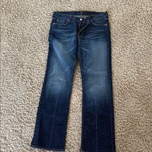 7 for all mankind new unwashed bootcut Women's Jeans size 32